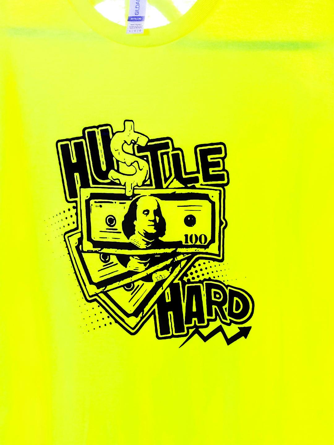 Hustle Hard T-Shirt Size L