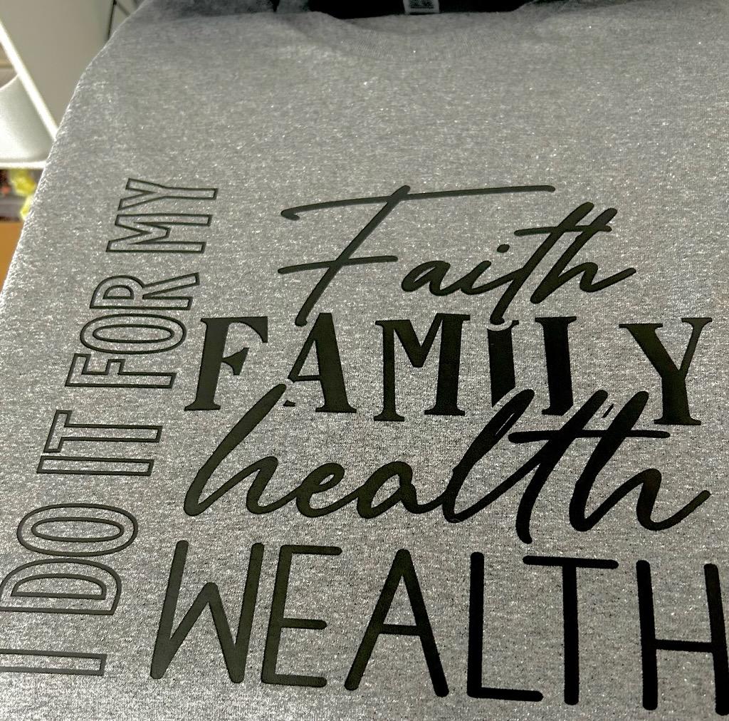 I Do It For My Faith Size XL