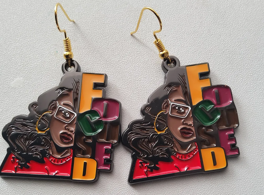 Stay Focused Sister Earrings