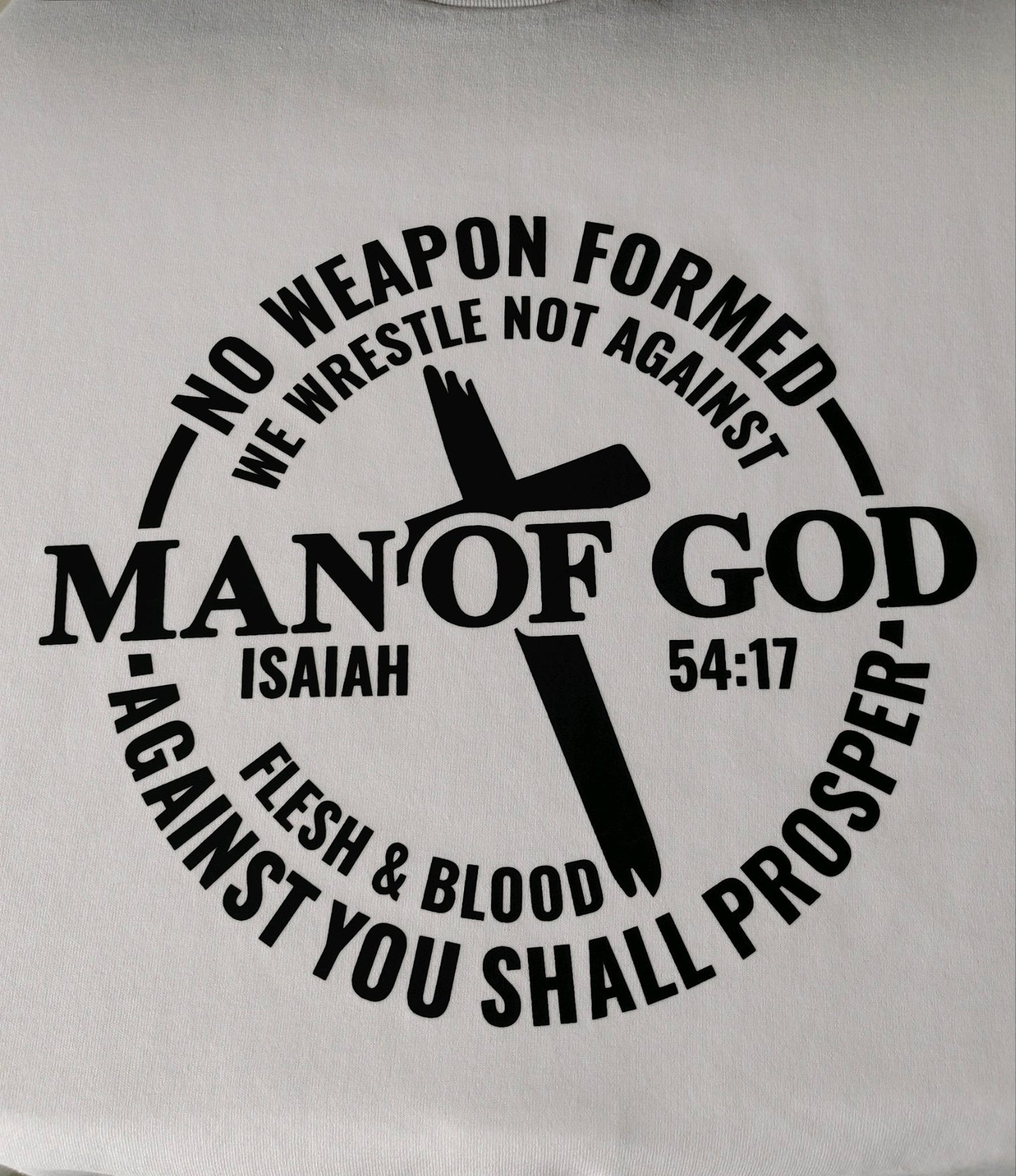 Man of God T-Shirt Size XL