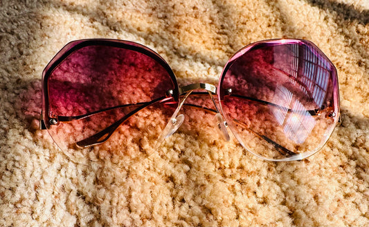 Purple Round Shades